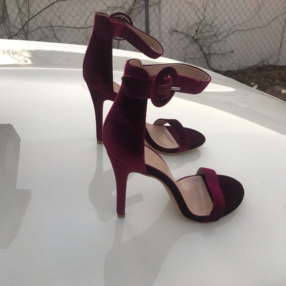 Burgundy/wine heels